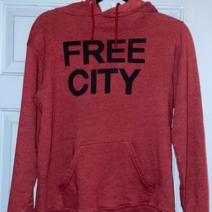 Free City Red Sweatshirt Size 1